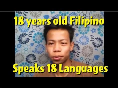pinay finger 18 years old|18 YEAR OLD FILIPINO speaks 18 LANGUAGES! .